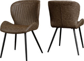 Quebec Oak Effect Wave Edge Dining Sets